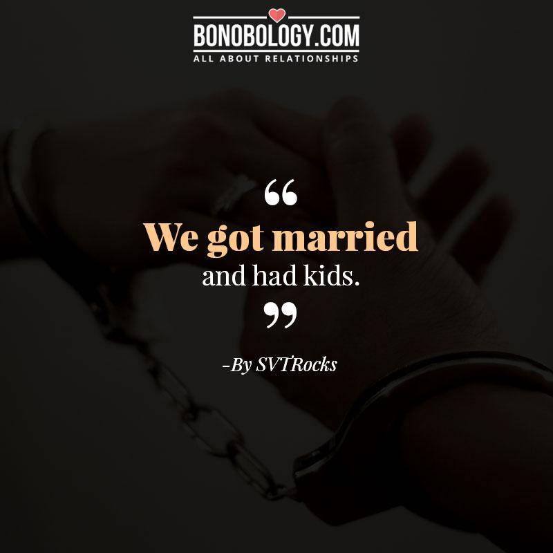 Marriage killed sex life