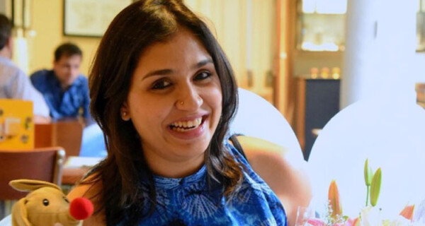Smiling Still Of Anu Prabhakar Mukherjee