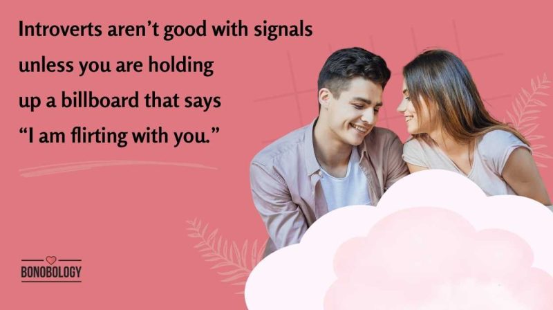 how do introverts flirt?