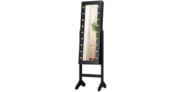 standing jewellery armoire