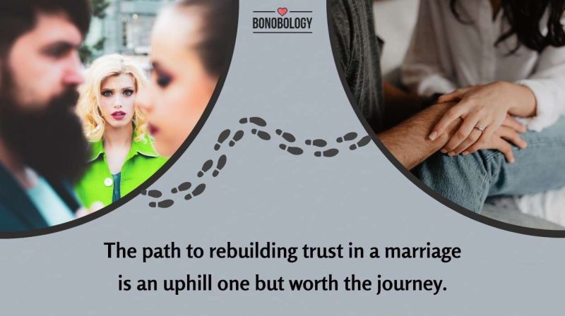 how to regain trust after cheating