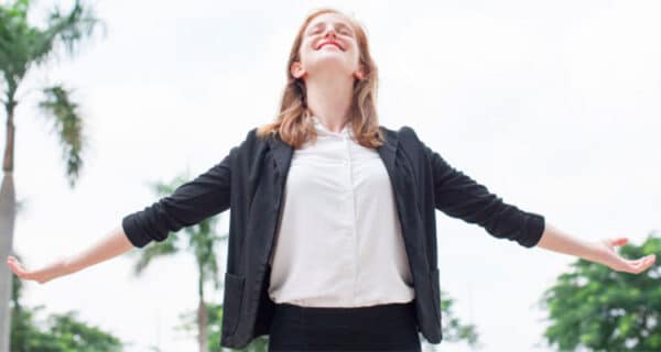 woman having work-life balance