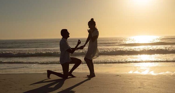beach proposal ideas