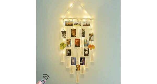 Creative one year anniversary gifts for girlfriend - Photo wall hanging