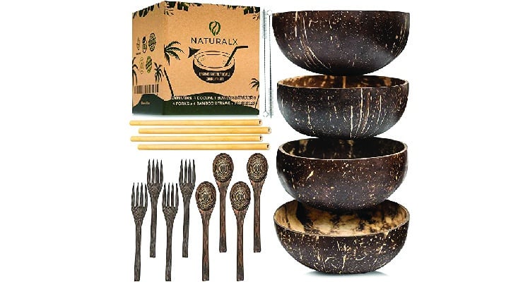 eco friendly gifts coconut bowl with spoon