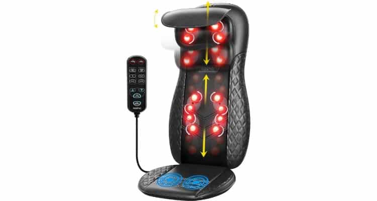 gift ideas for introverts - Chair massage pad for neck and back