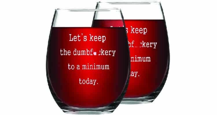 Wine glass set