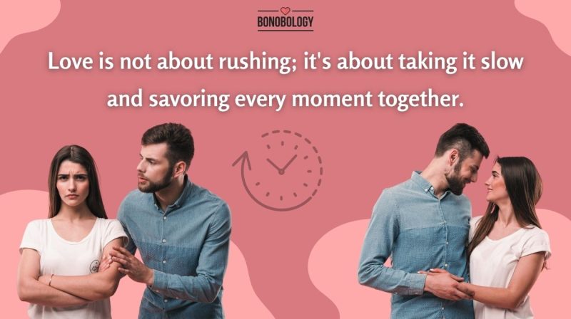 taking it slow in a relationship