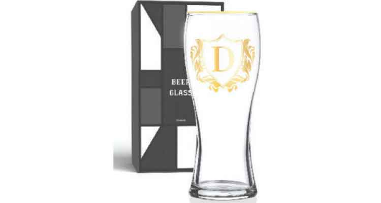personalis beer glass