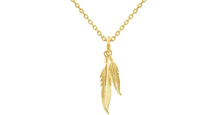 feather necklaces