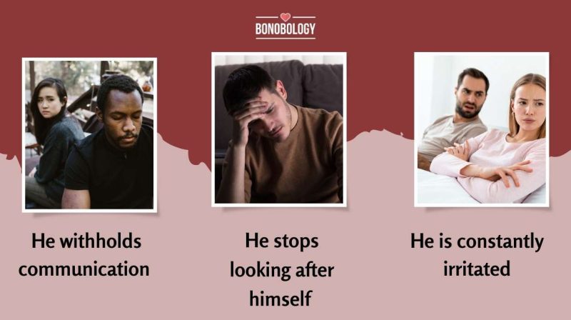 Signs a man is unhappy in his marriage