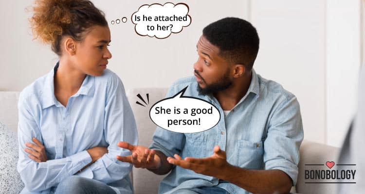 when your husband defends another woman