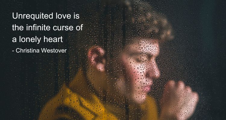 Unrequited love is the infinite curse of a lonely heart