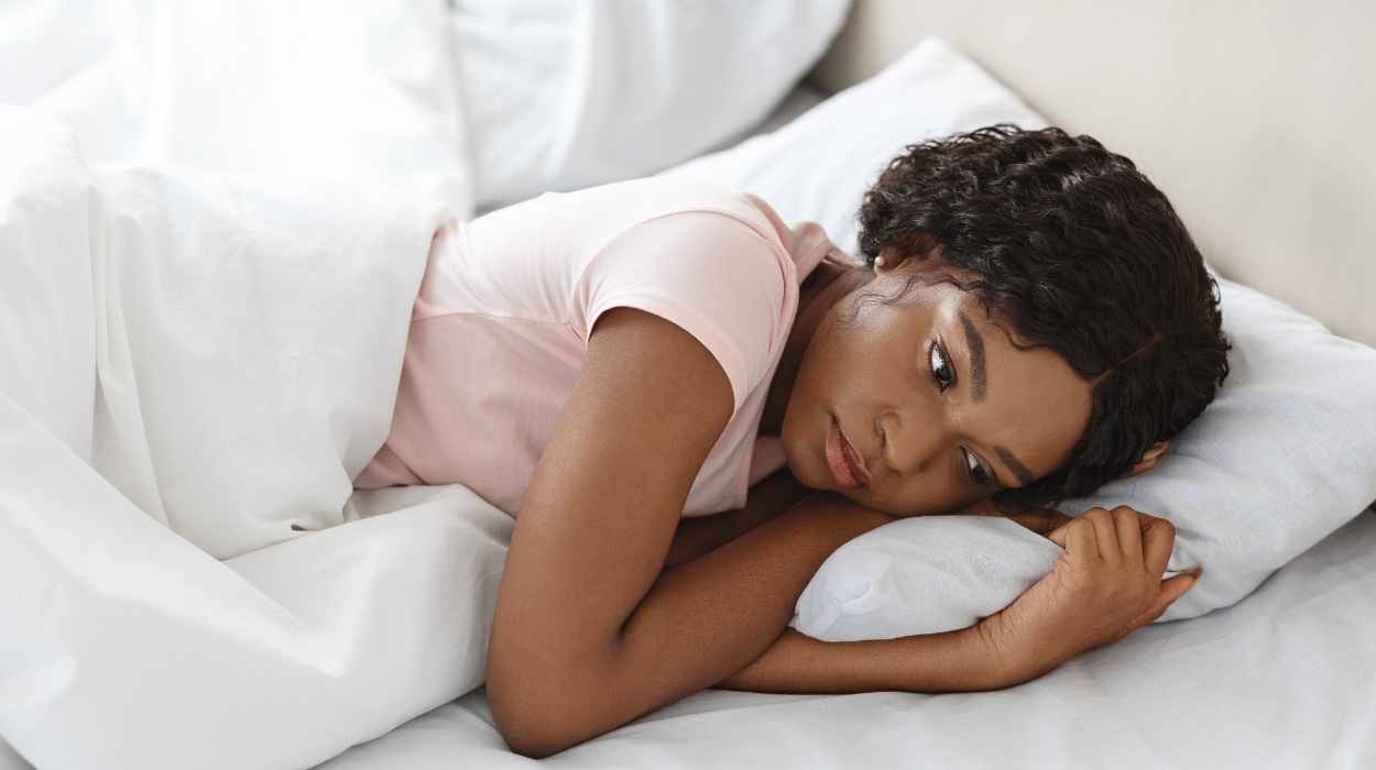 You feel sad when he pulls away after sex