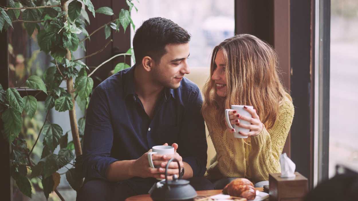 body language flirting signs