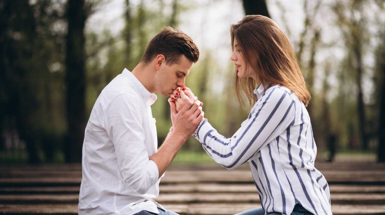 magnetic attraction between two people