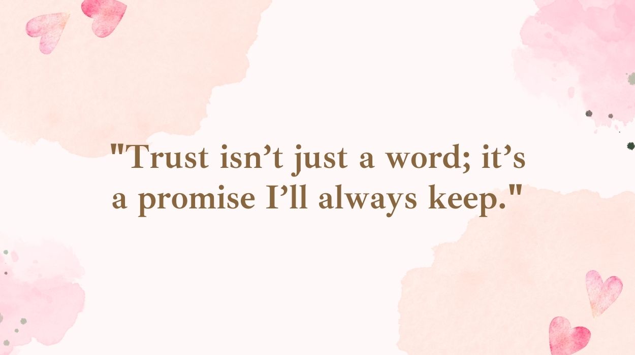 trust message for her
